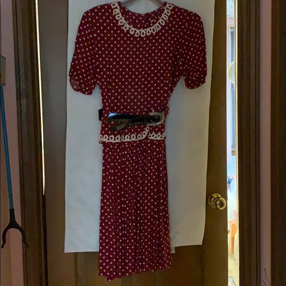 Size 6 cute polka dot dress